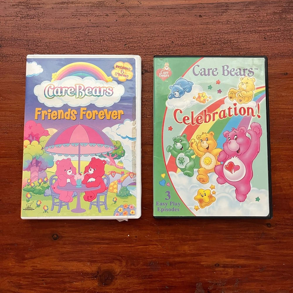 Lot of 2 Care Bears DVDs